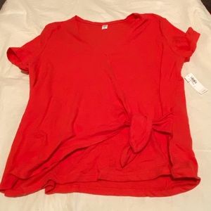 old navy wrap style top